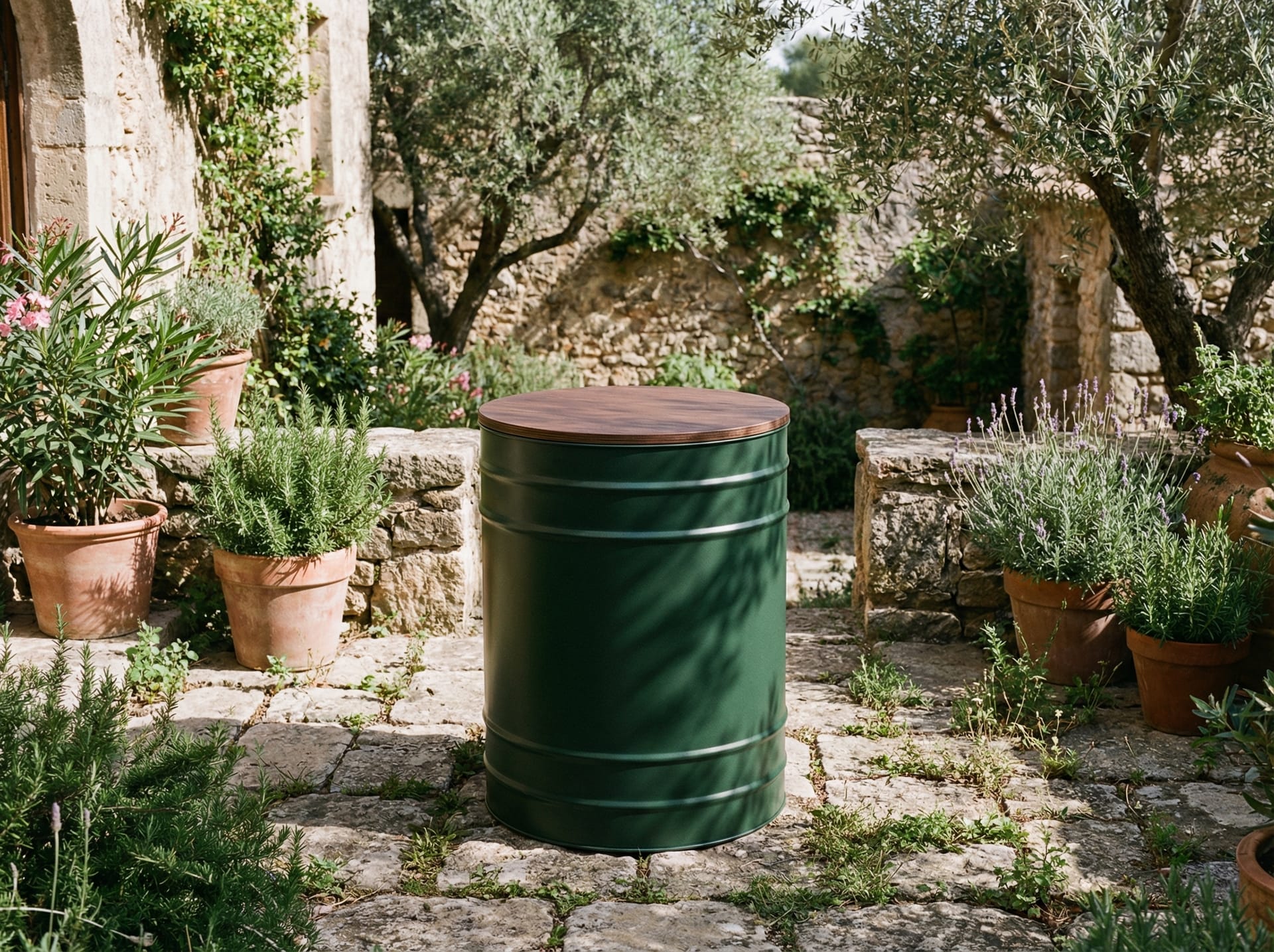 Κυλινδρικό τραπέζι βαρέλι  - alternate view