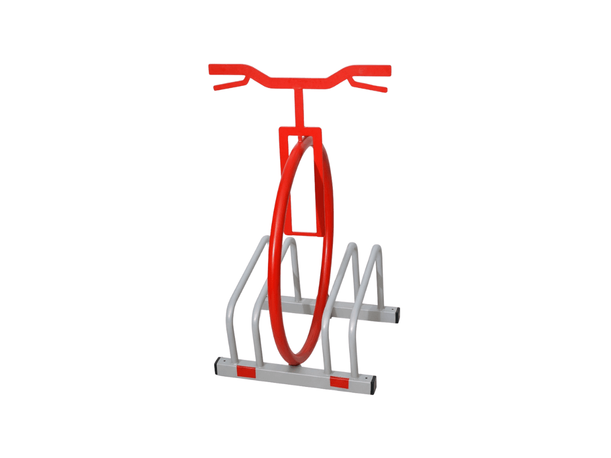 Στάθμευση ποδηλάτου κόκκινο σχέδιο - alternate view