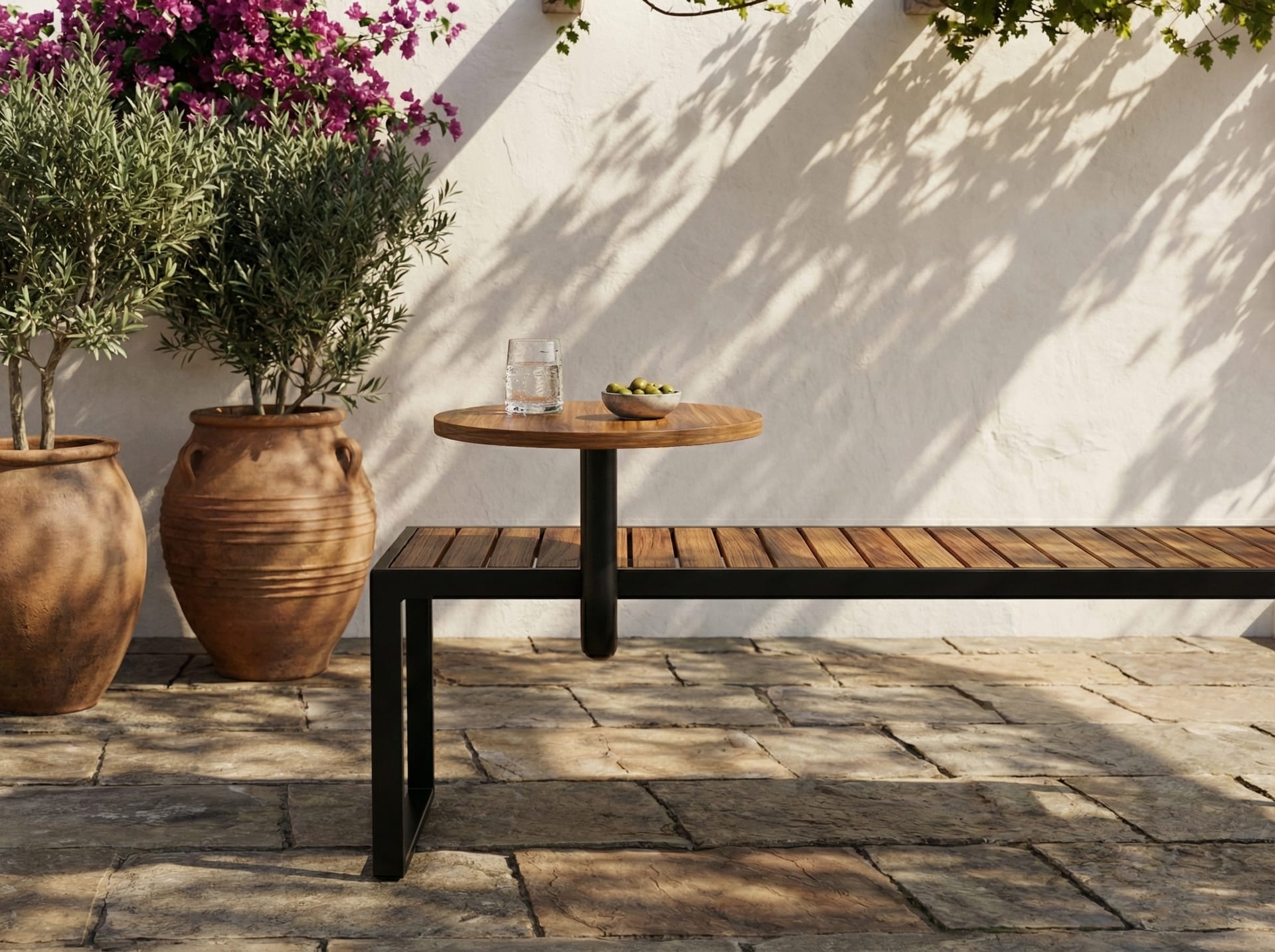 Παγκακι με τραπεζι