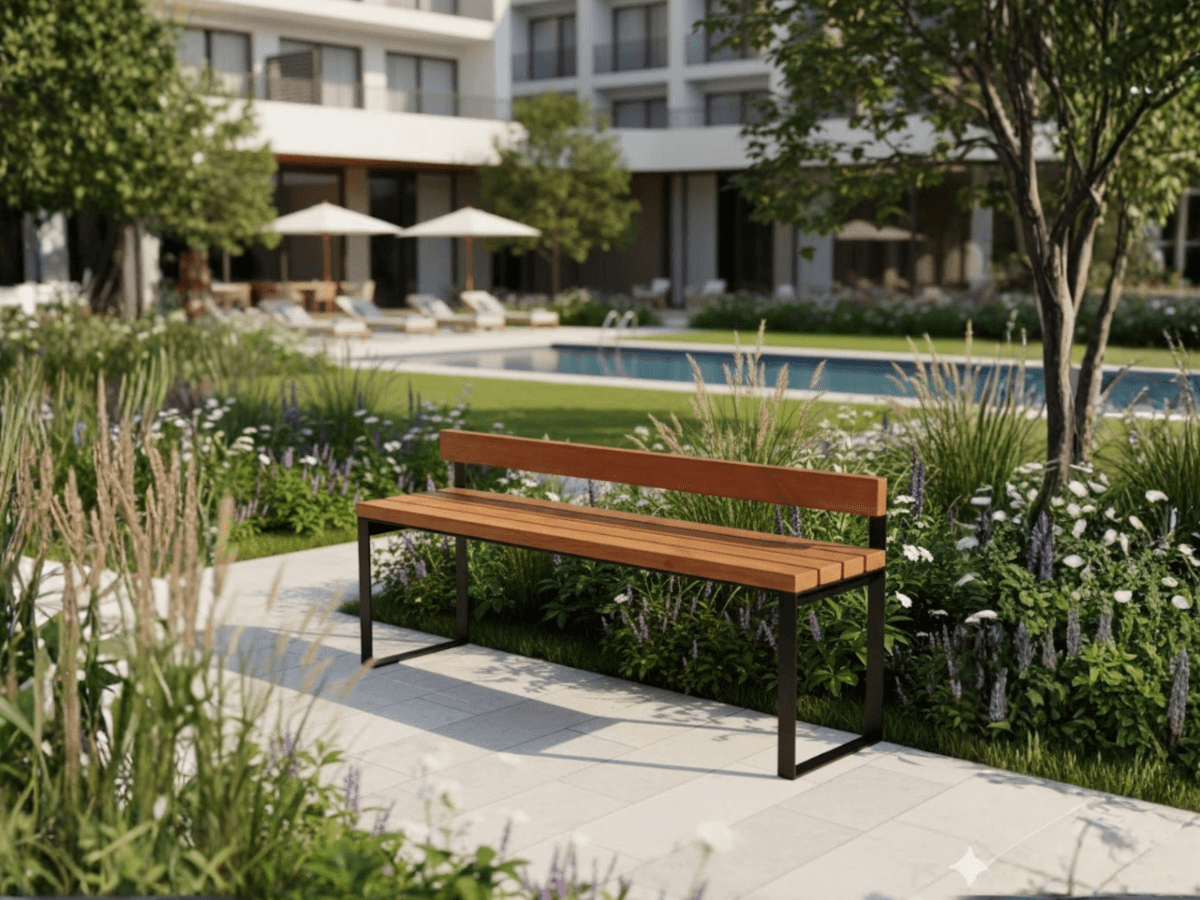 Παγκακι με πλατη - alternate view