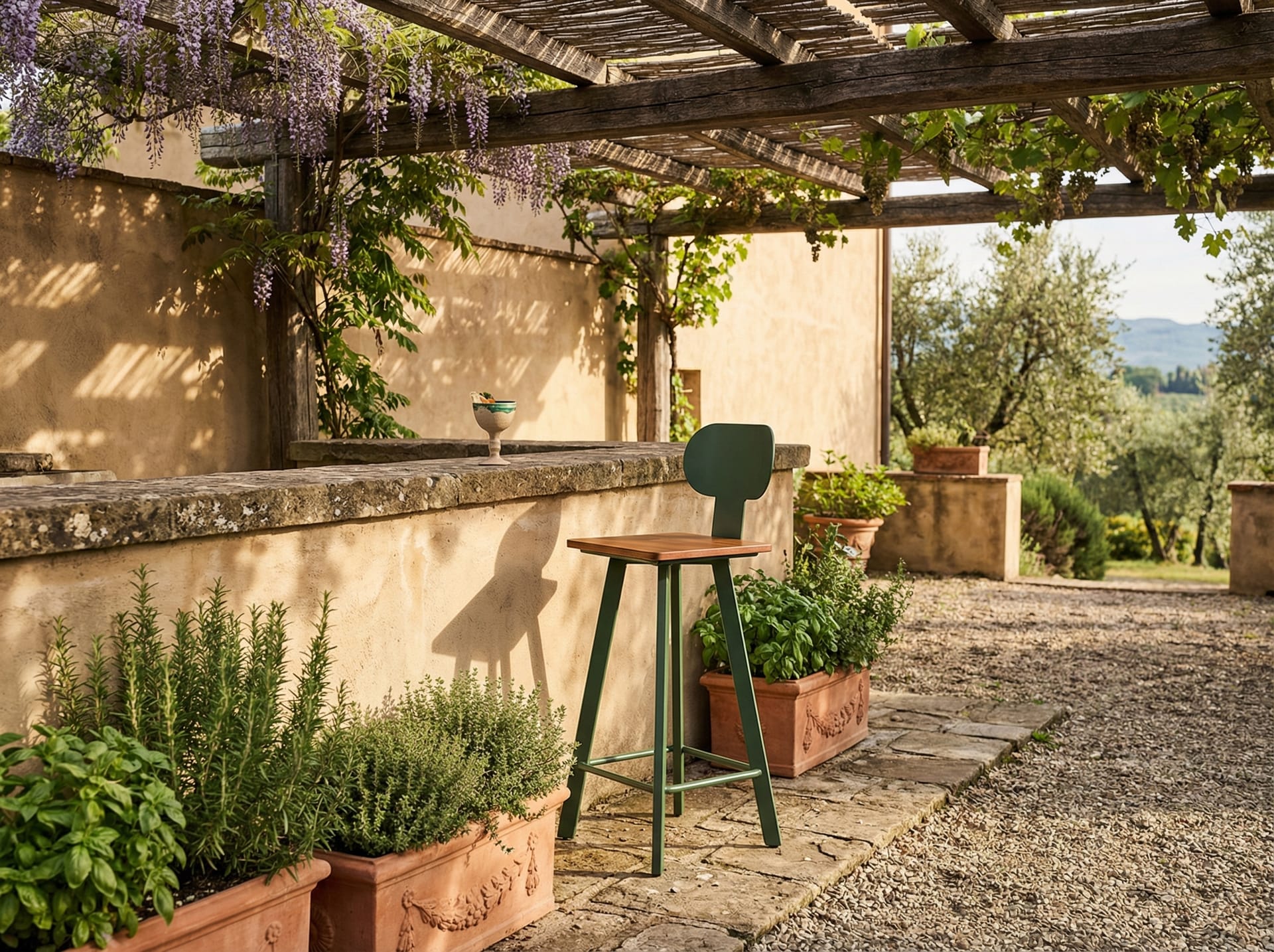 Σκαμπο με ξυλο